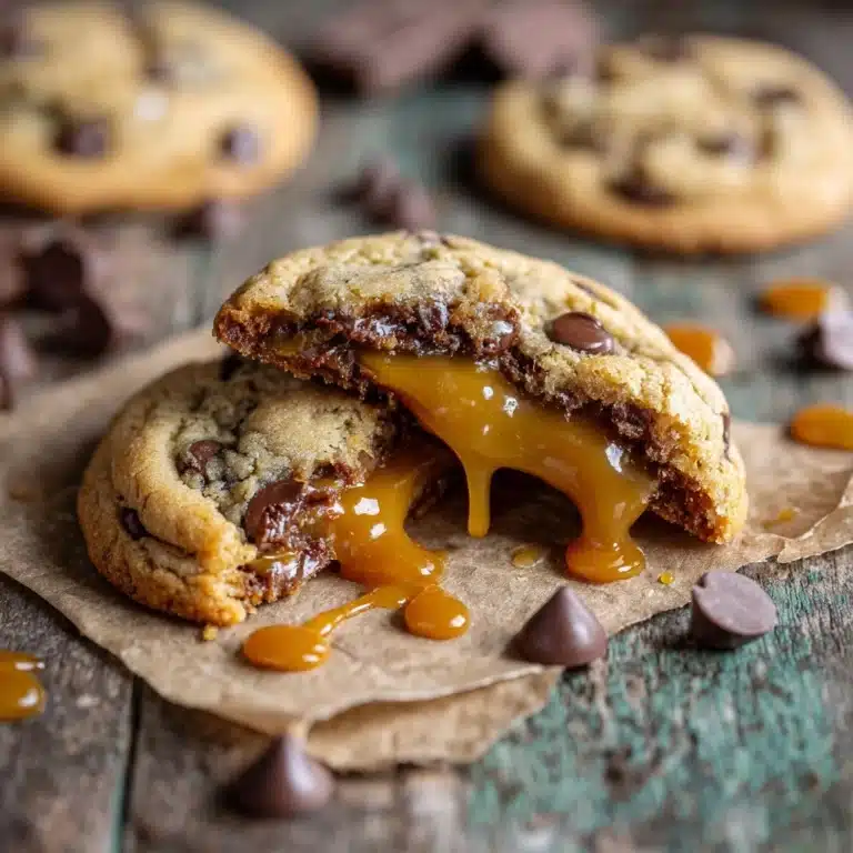 Caramel Chocolate Chip Cookies Recipe