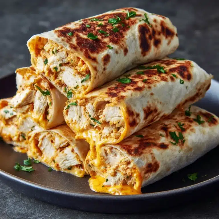 Cheesy Chicken Wraps Recipe