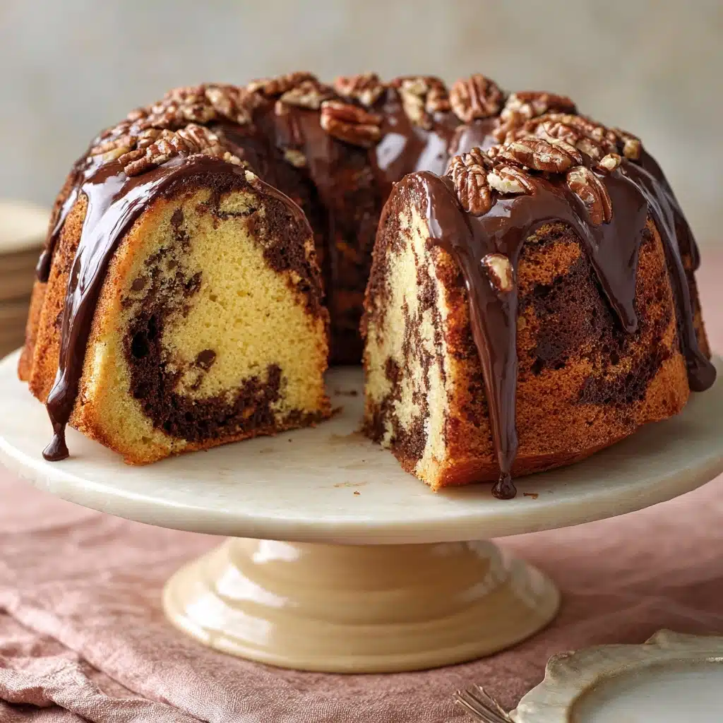 Decadent German Chocolate Pecan Pound Cake Delight Recipe - Recipe Image