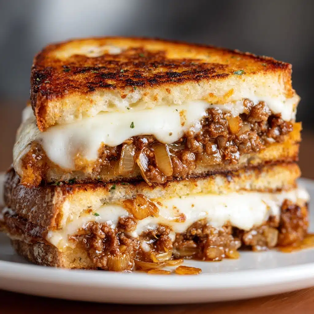 French Onion Beef Sloppy Joes Recipe - Recipe Image
