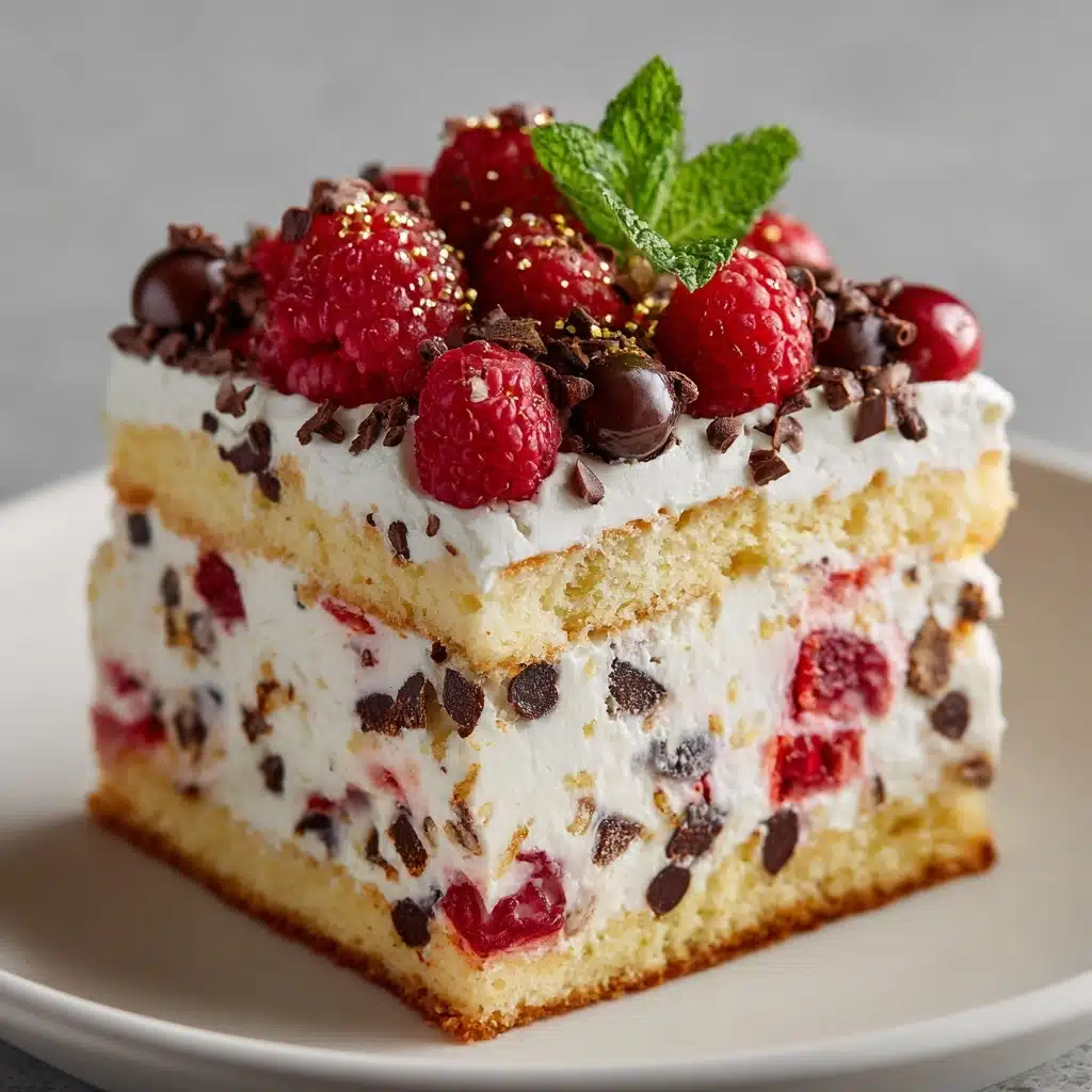 Cannoli Poke Cake Recipe - Recipe Image