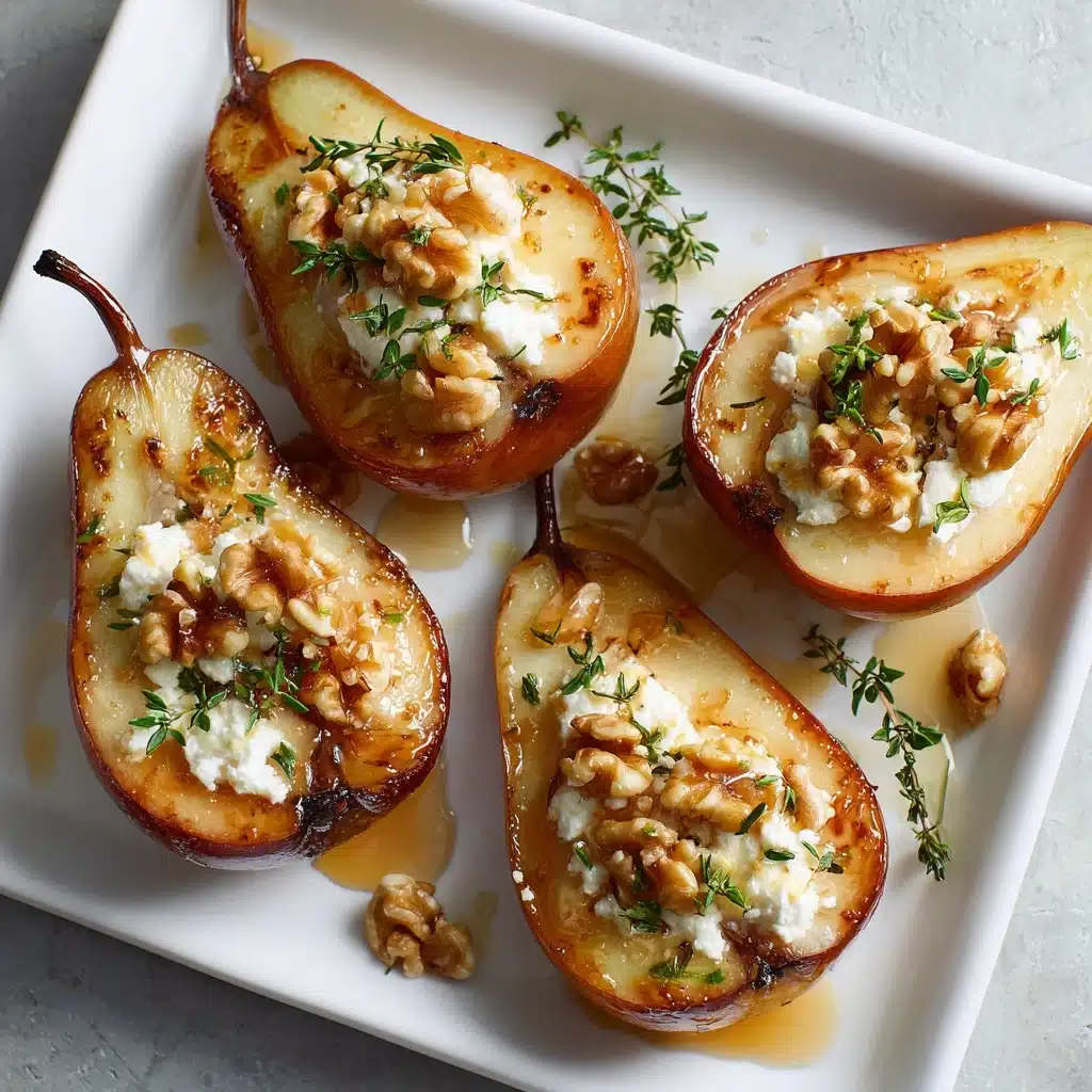 Elegant Blue Cheese Stuffed Pears Recipe - Recipe Image