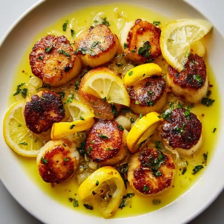 Lemon Butter Scallops Recipe