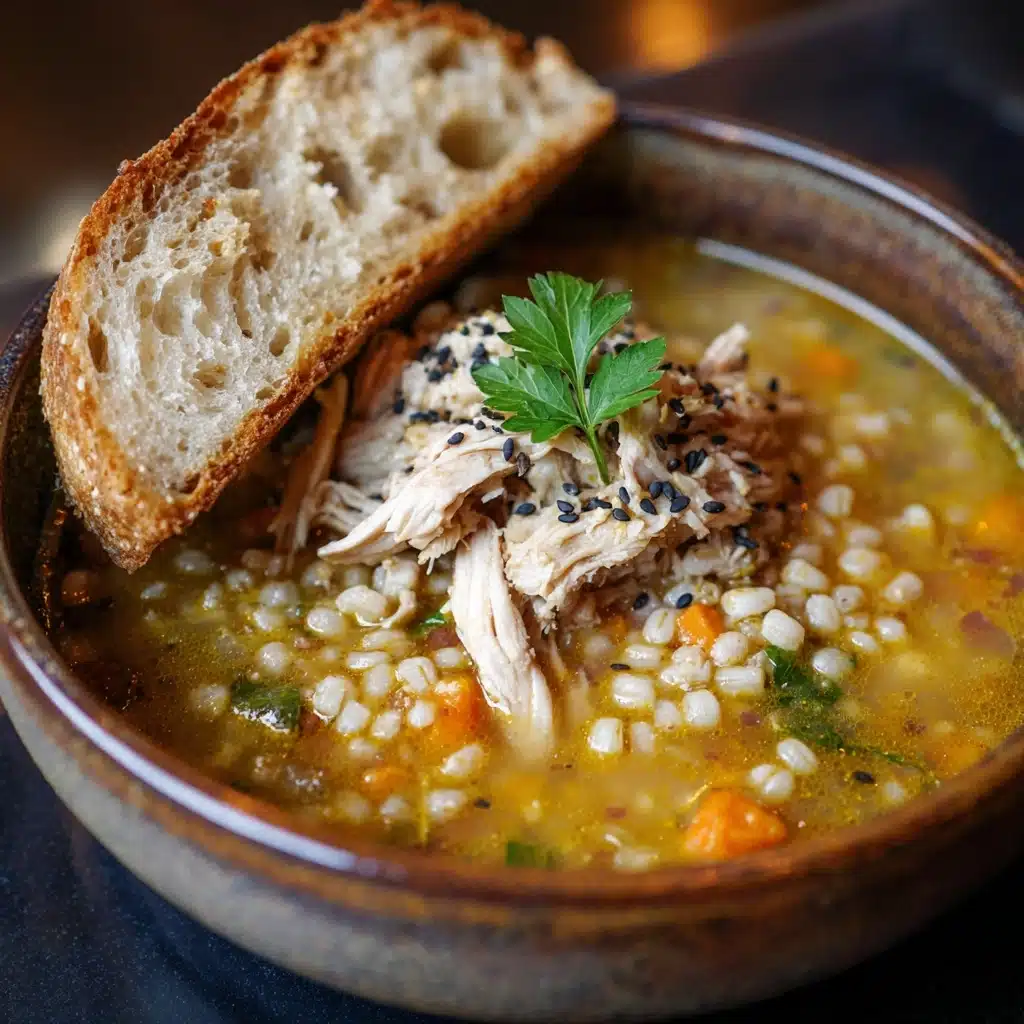 Crockpot Chicken and Barley Soup Recipe - Recipe Image