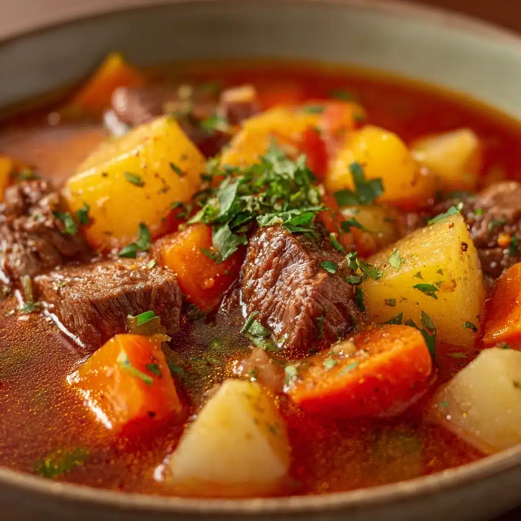 Hearty Crockpot Cowboy Soup Recipe - Recipe Image