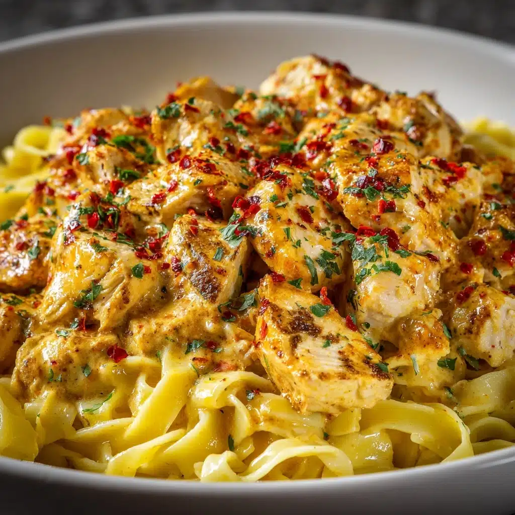 Cowboy Butter Chicken Linguine Recipe - Recipe Image