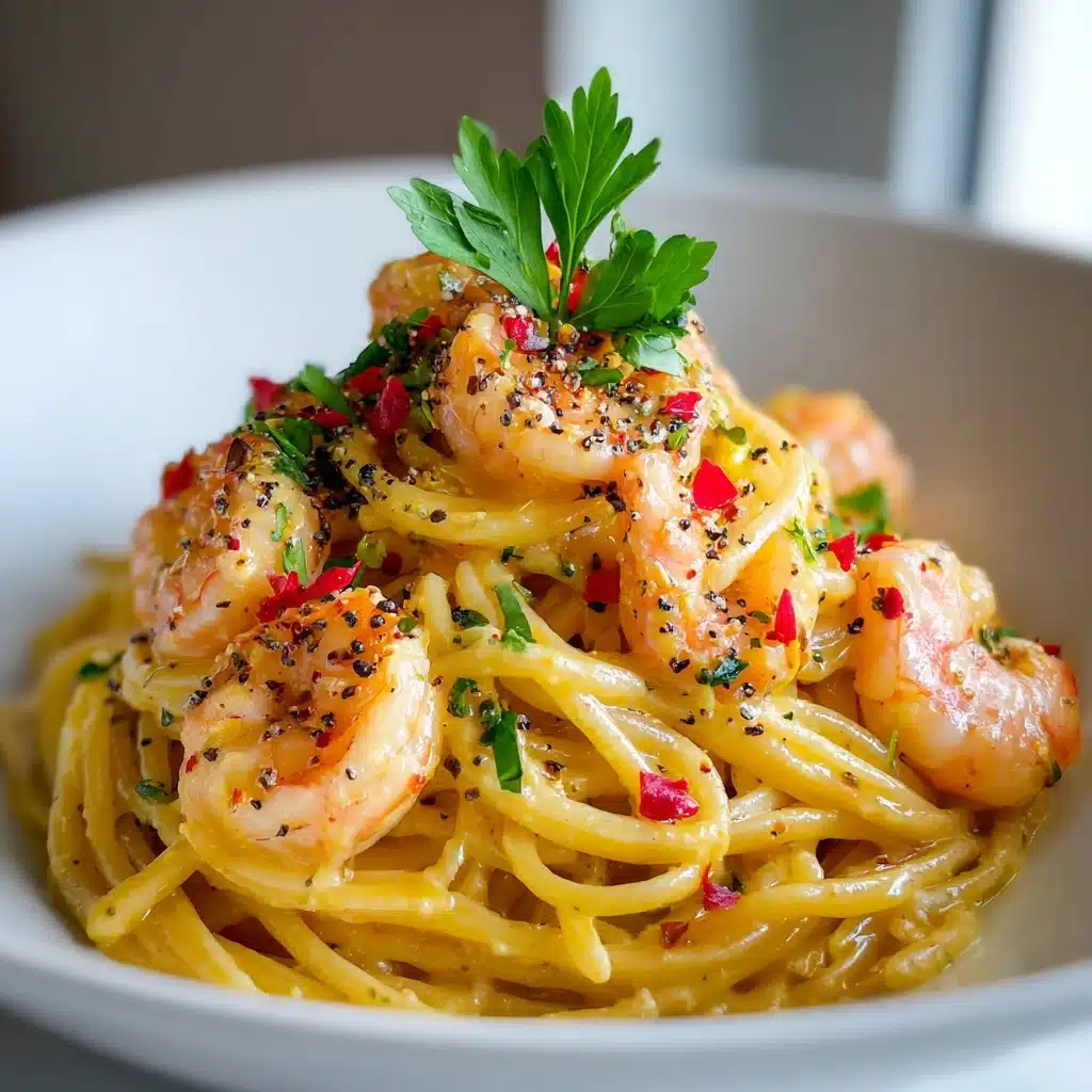 Creamy Jamaican Shrimp Pasta Party Recipe - Recipe Image