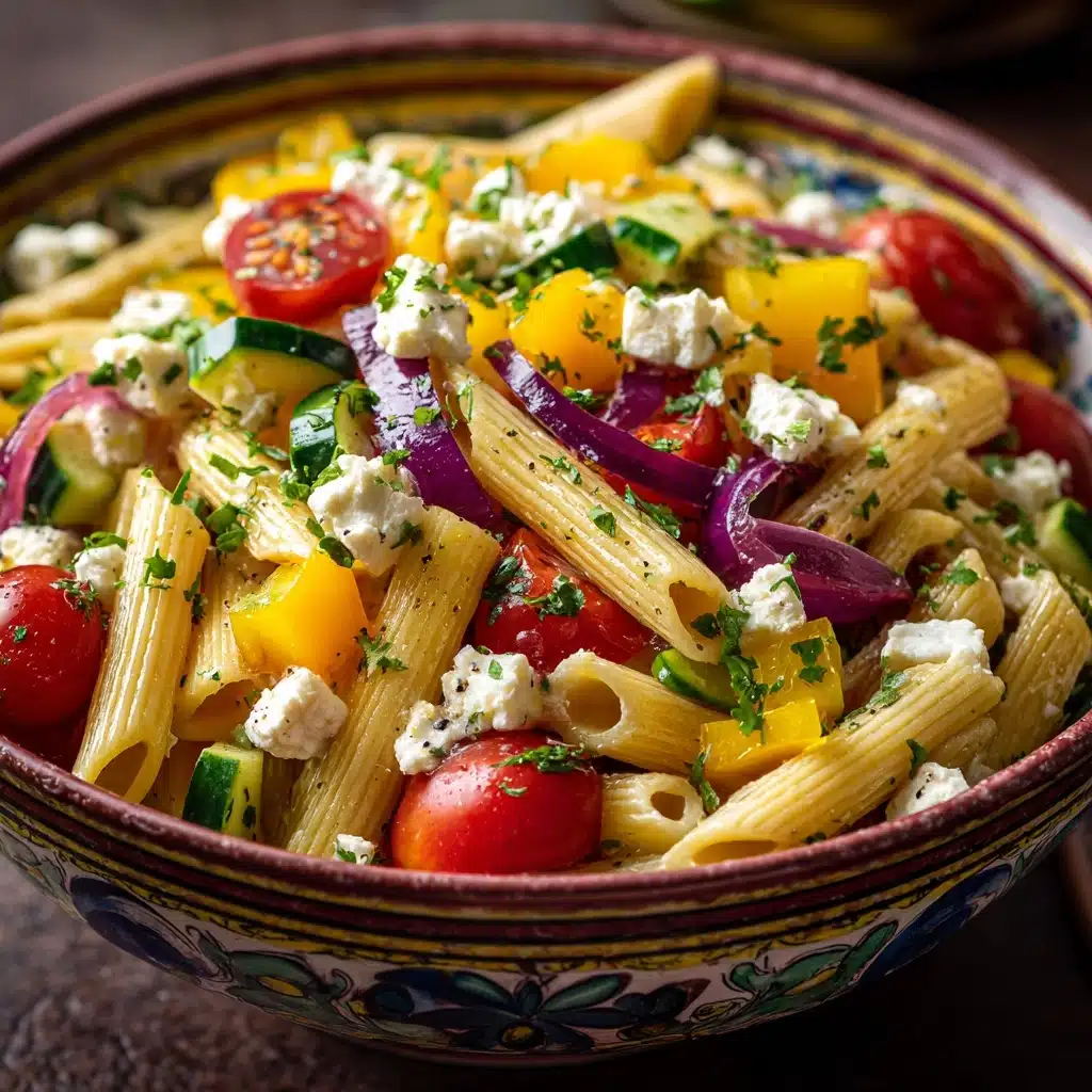 Greek Pasta Salad Recipe - Recipe Image