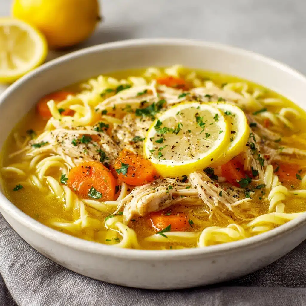 Lemon Chicken Soup Recipe - Recipe Image