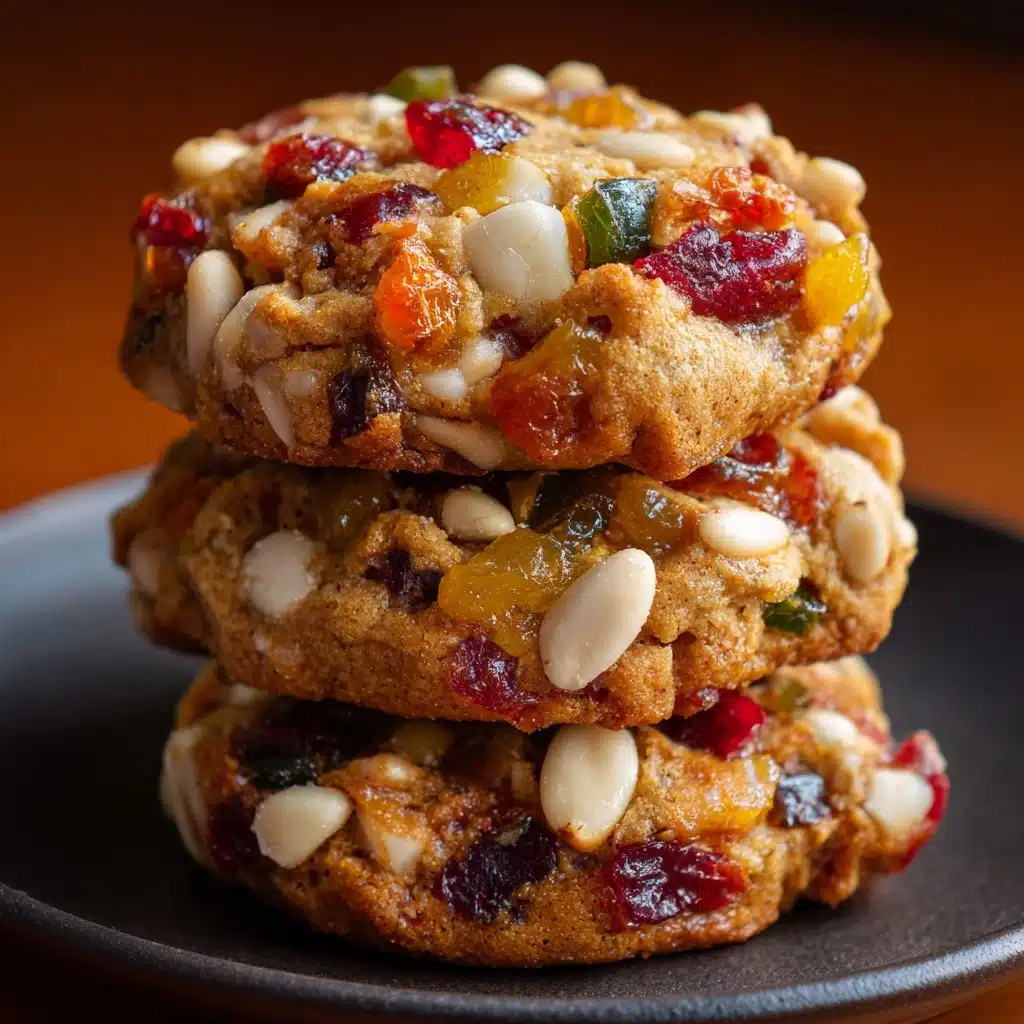 Decadent Chewy Fruitcake Cookies Recipe - Recipe Image