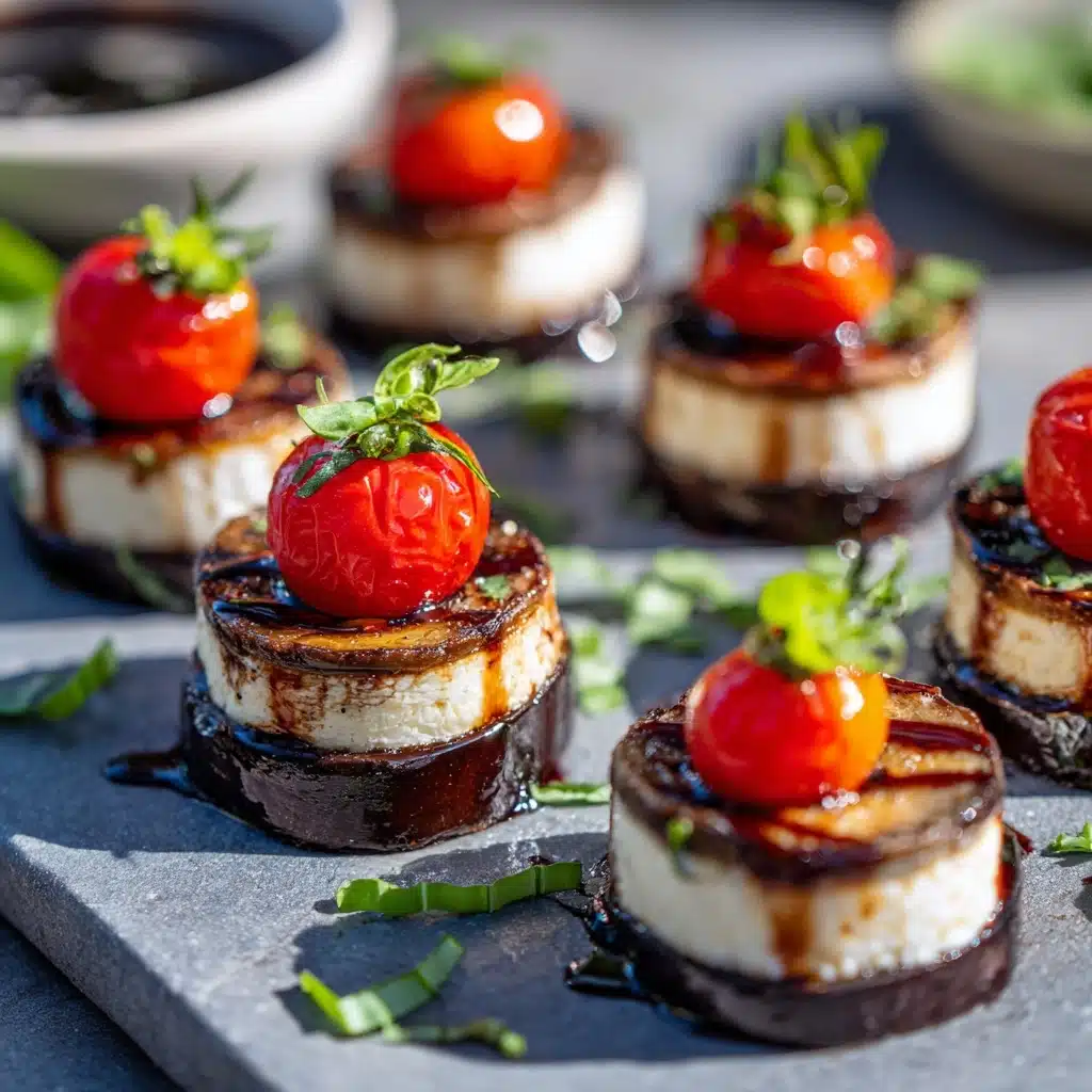 Caprese Salad Bites with Balsamic Reduction Recipe - Recipe Image