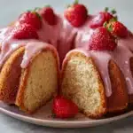 Strawberry Buttermilk Pound Cake Recipe