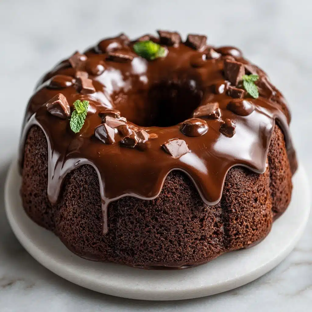 Tender Chocolate Cream Cheese Pound Cake Recipe - Recipe Image