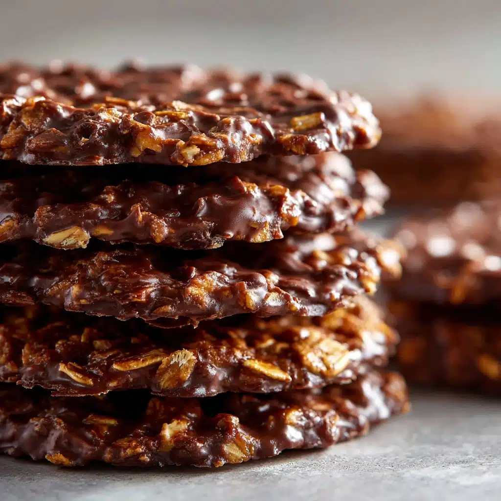 No-Bake Chocolate Oat Cookies Recipe - Recipe Image