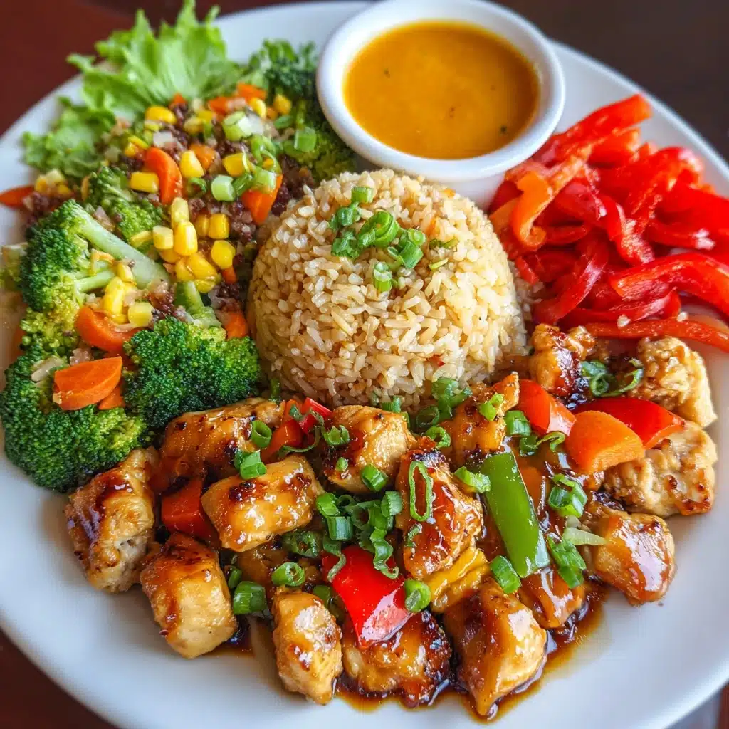Hibachi Chicken & Veggies with Fried Rice Recipe - Recipe Image