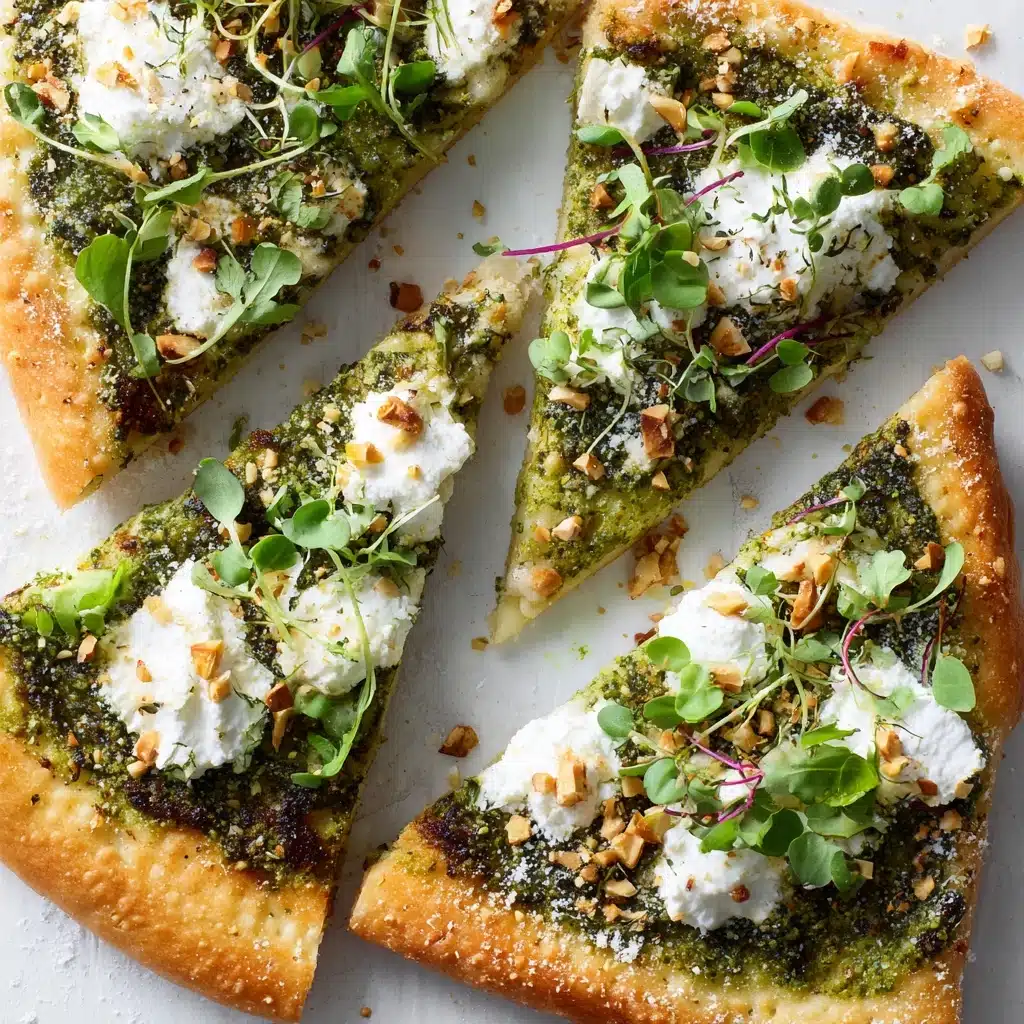 Pistachio Pesto Pizza Recipe - Recipe Image
