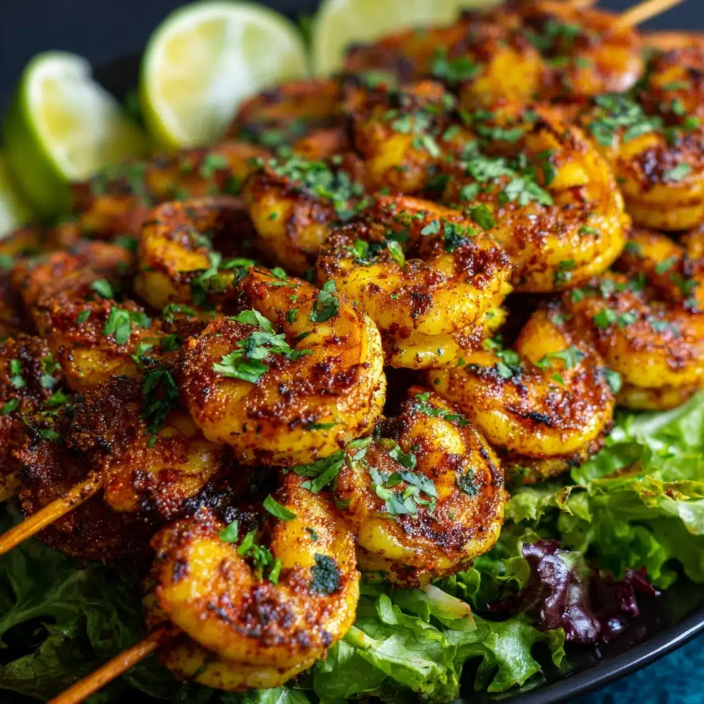 Grilled Cajun Shrimp Skewers Recipe - Recipe Image