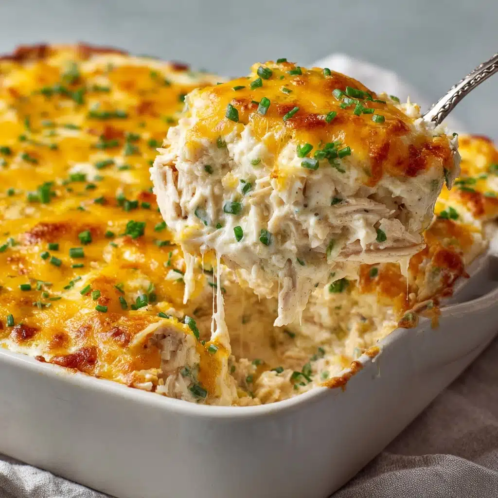 Creamy Million Dollar Chicken Casserole Recipe - Recipe Image