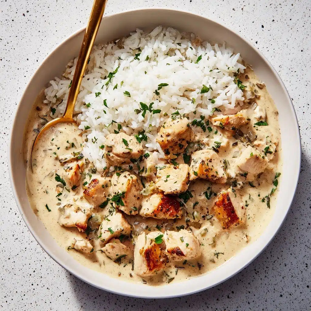 Creamy Chicken and Rice Recipe - Recipe Image