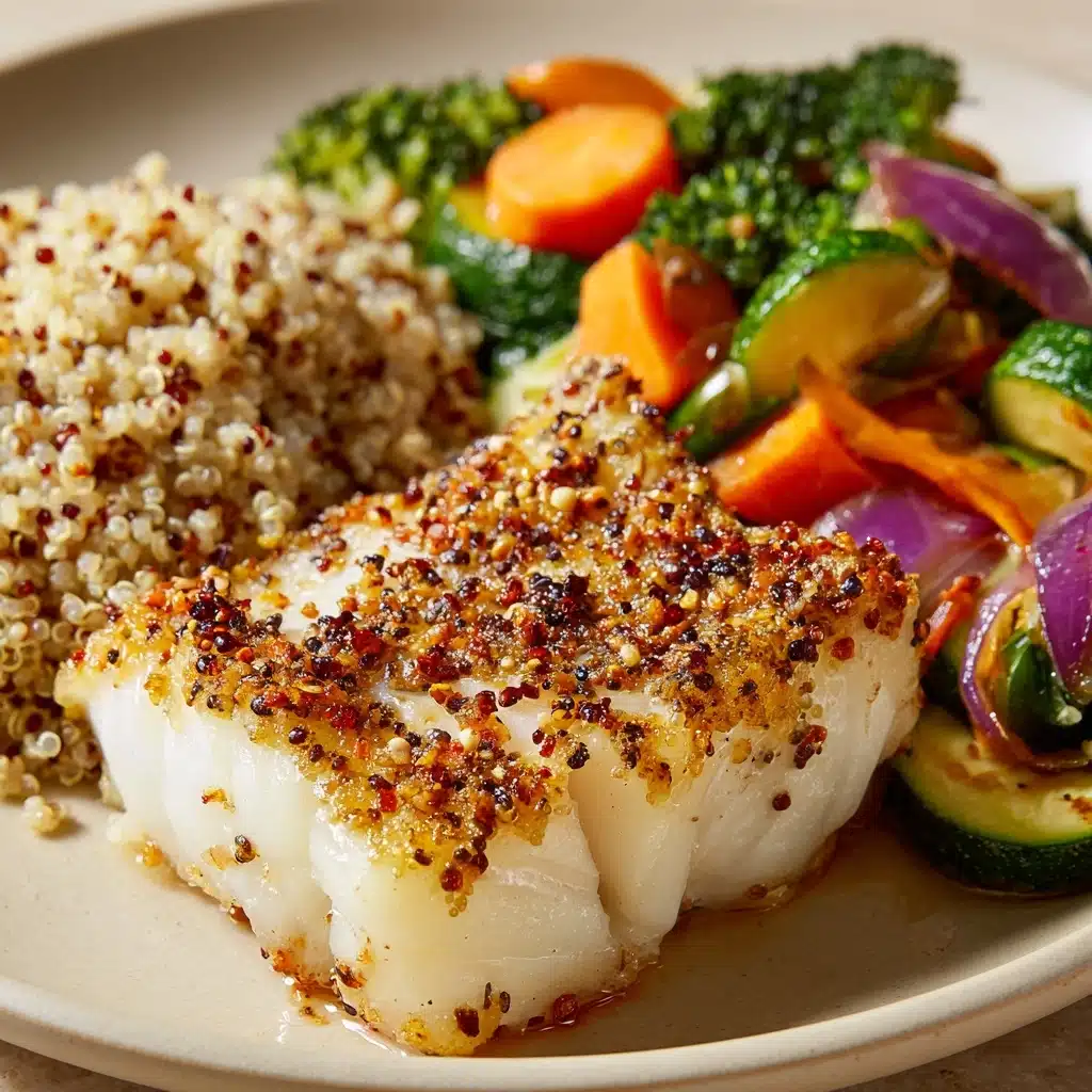 Seared Fish with Quinoa and Veggies Recipe - Recipe Image