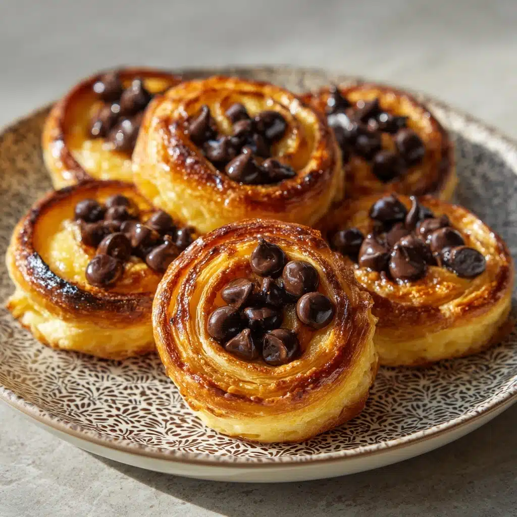 Chocolate Chip Vanilla Custard Brioches Recipe - Recipe Image