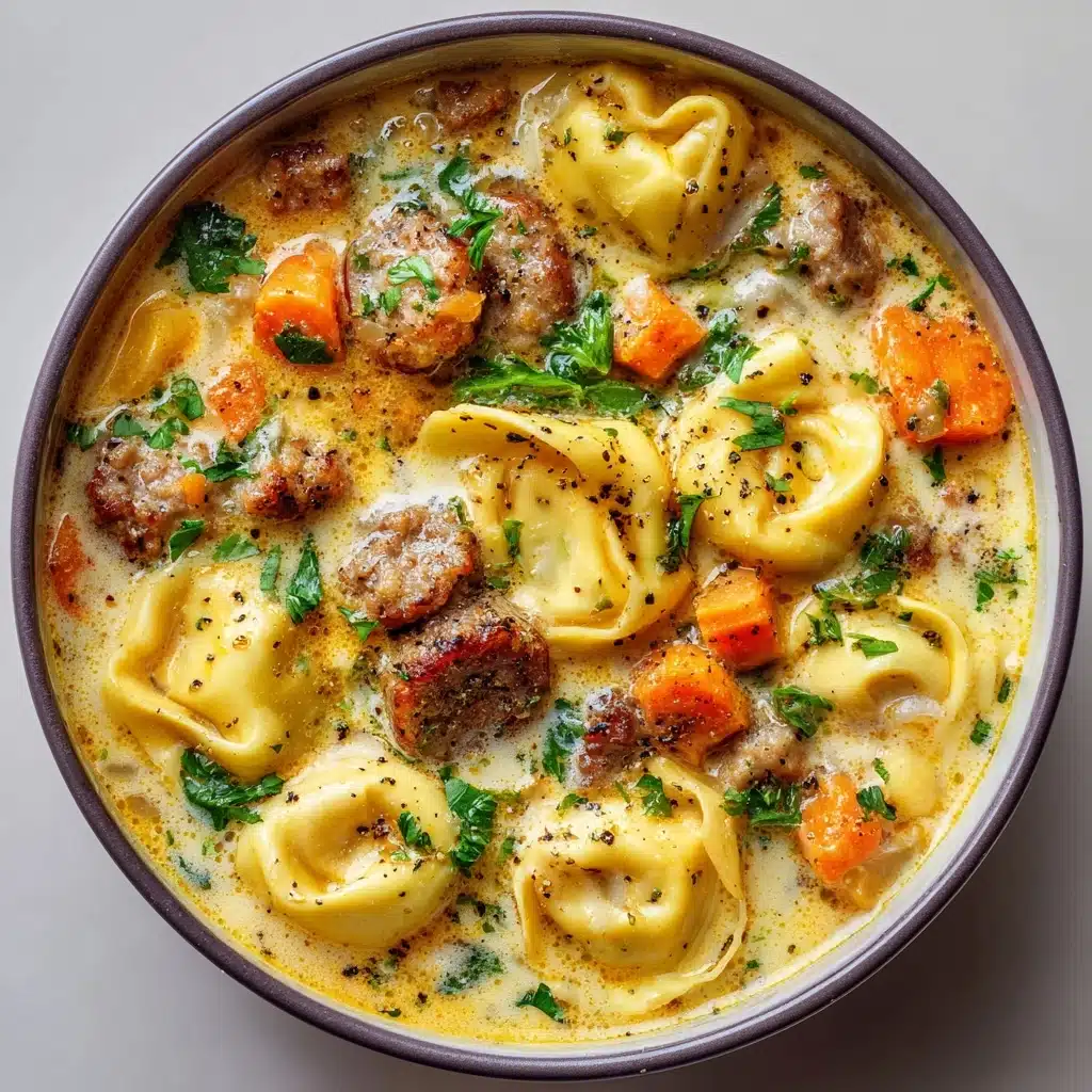 Creamy Sausage Tortellini Soup Recipe - Recipe Image