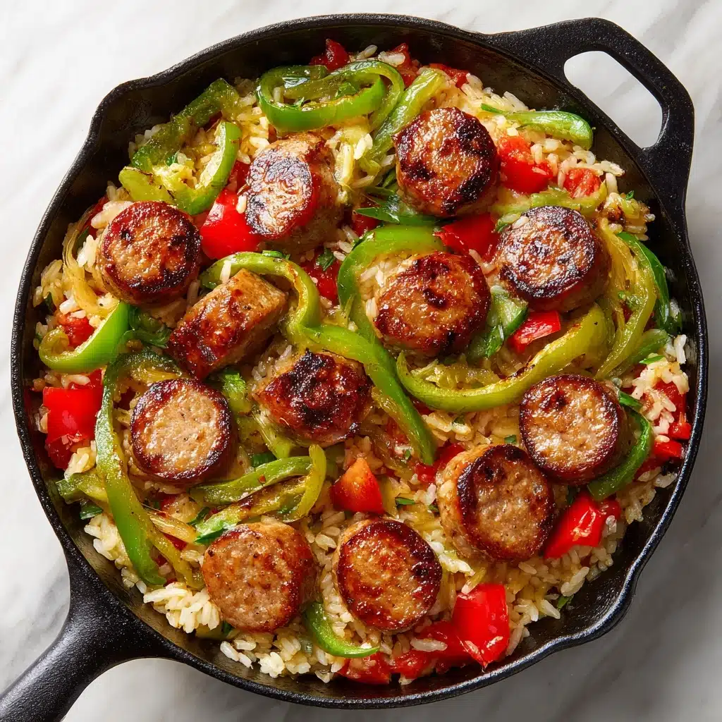 Cajun Sausage and Rice Skillet Recipe - Recipe Image