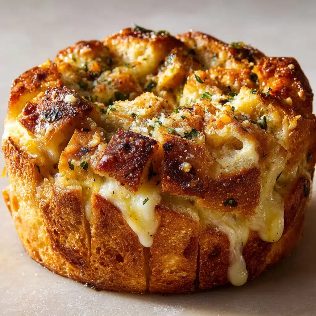 Cheesy Pull-Apart Garlic Bread Recipe - Recipe Image