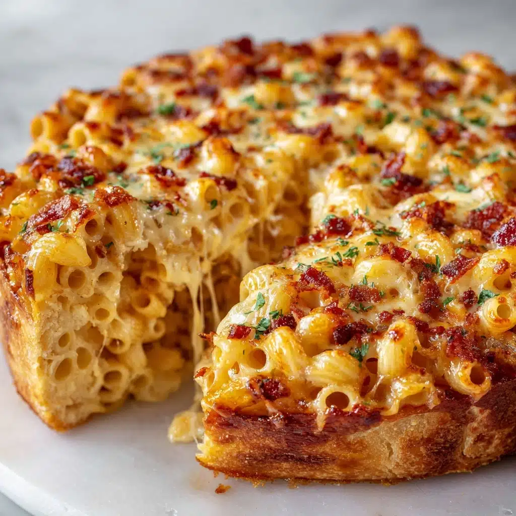 Easy Macaroni and Cheese Pizza Recipe for Cheese Lovers Recipe - Recipe Image