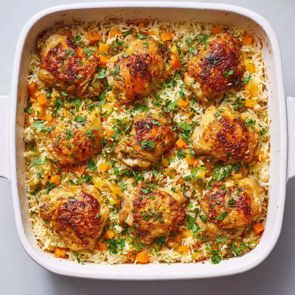 No Peek Chicken & Rice Casserole Recipe - Recipe Image