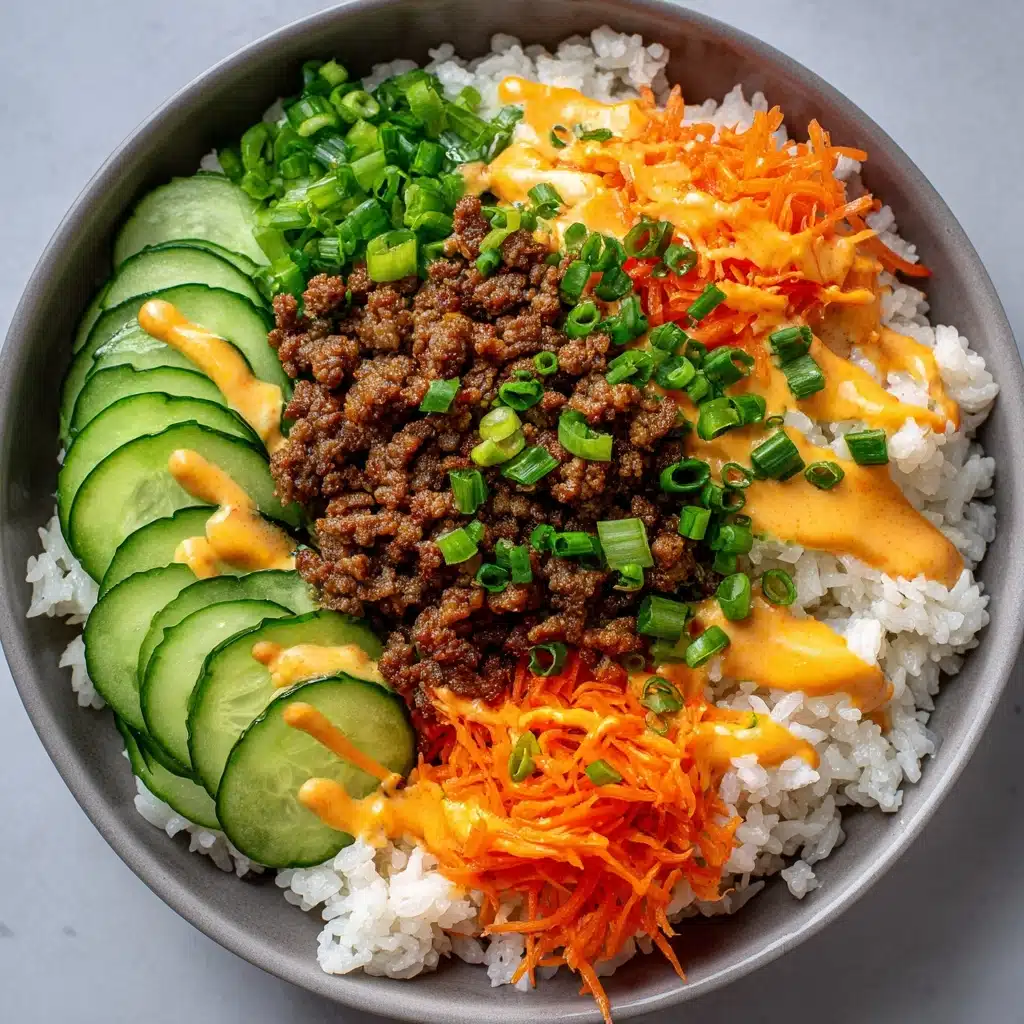 Korean Beef Rice Bowls Recipe - Recipe Image