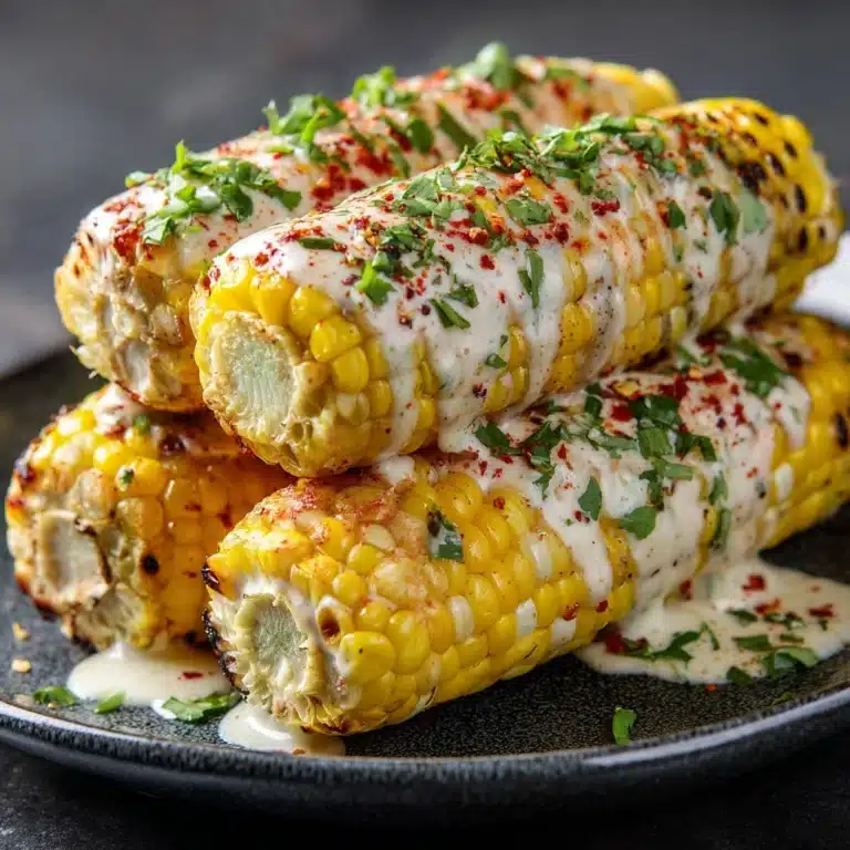 Cheesy Garlic Butter Corn on the Cob Recipe