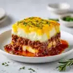 Meatloaf with Mashed Potatoes and Cheese Recipe