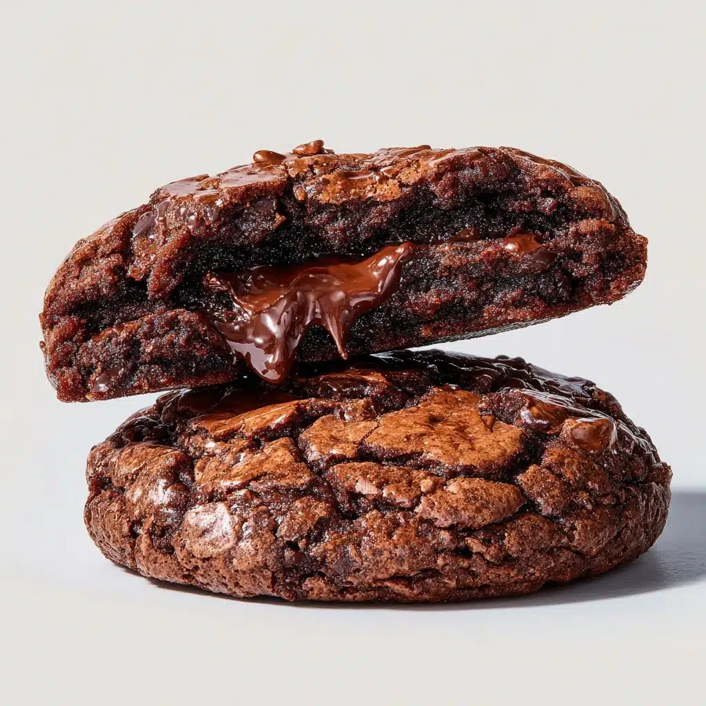 Dark Chocolate Espresso Brownie Cookies Recipe