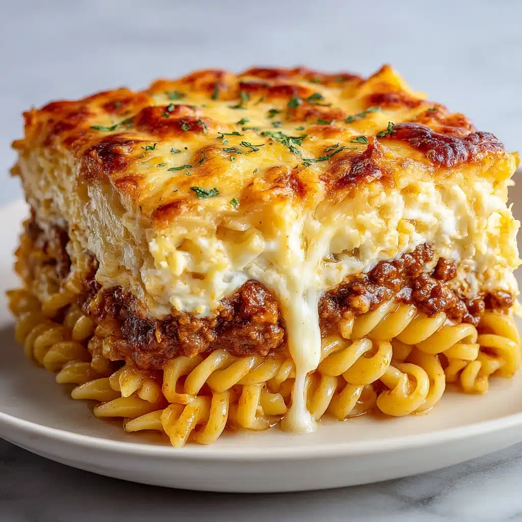 Cheesy Loaded Beef Meatloaf Casserole Recipe - Recipe Image