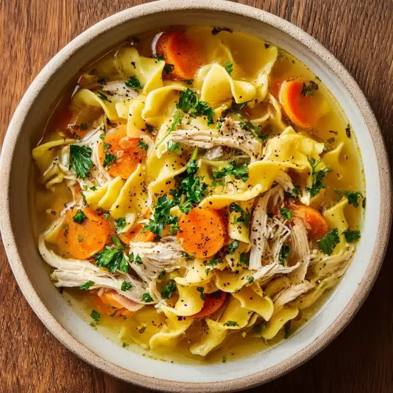 Homemade Chicken Noodle Soup Recipe