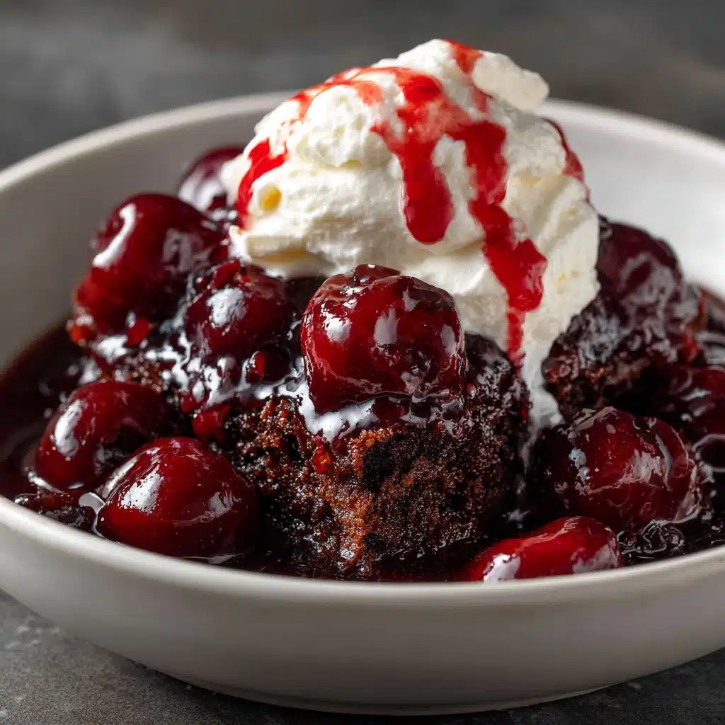 Chocolate Cherry Dump Cake Recipe - Recipe Image