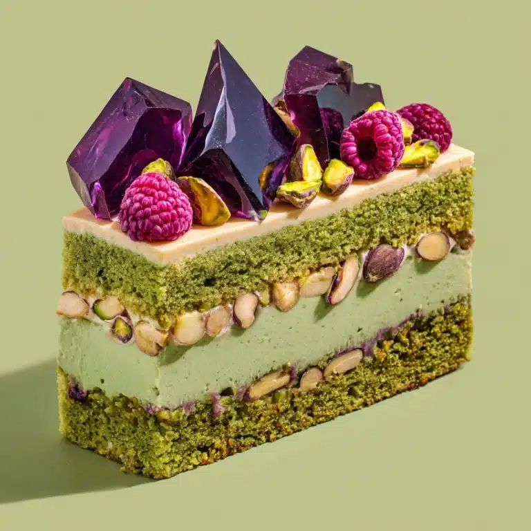 Raspberry Delight Pistachio Cake Extravaganza Recipe