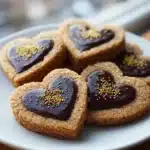 Heart Shaped Chocolate Thumbprint Cookies Recipe