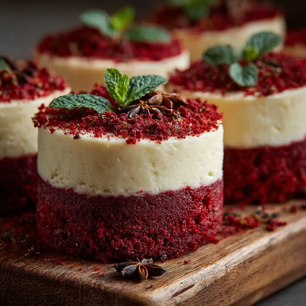 Red Velvet Cheesecake Mini Pies Recipe - Recipe Image