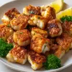 Crispy Salmon Bites Cooked in an Air Fryer Recipe
