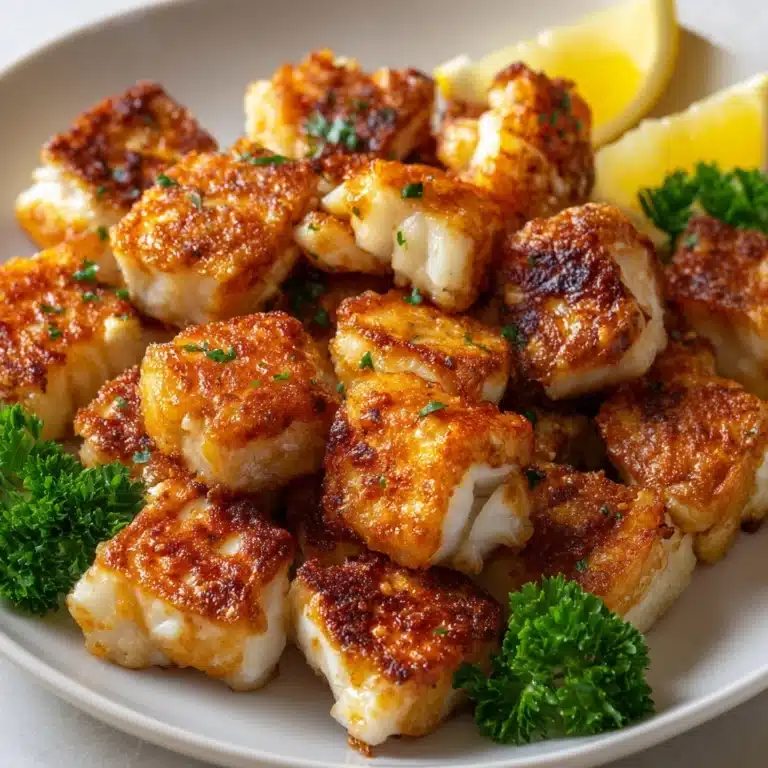 Crispy Salmon Bites Cooked in an Air Fryer Recipe