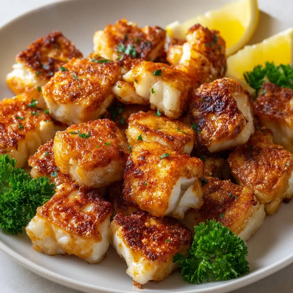 Crispy Salmon Bites Cooked in an Air Fryer Recipe