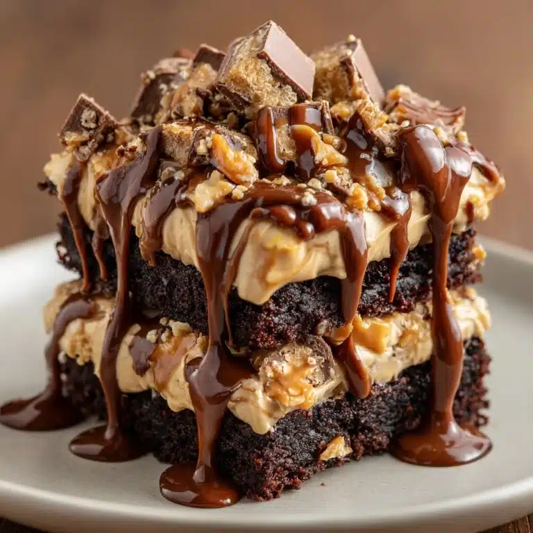 Snickers Poke Cake Recipe