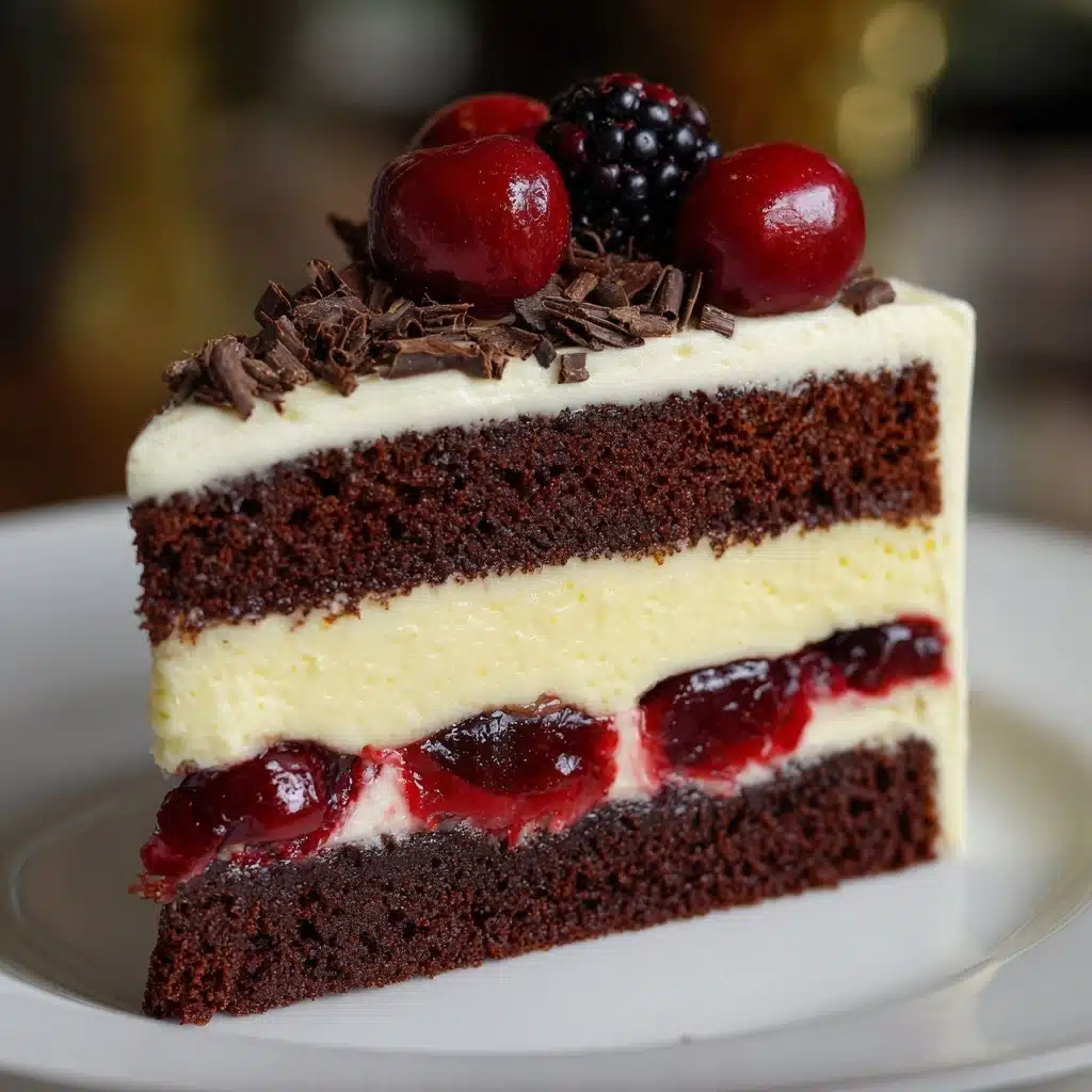 Mile-High Black Forest Cake Recipe - Recipe Image