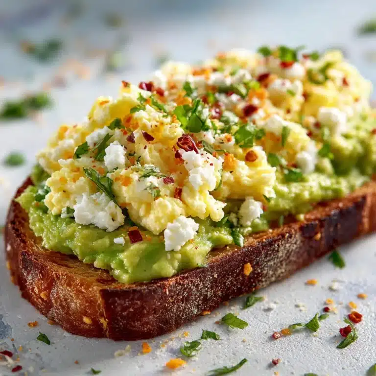 Grated Egg & Avocado Toast: An Amazing Ultimate Recipe