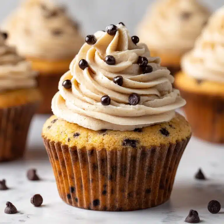 Chocolate Chip Cookie Dough Cupcakes Recipe