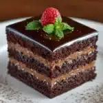 Chocolate Depression Cake with Chocolate Frosting Recipe