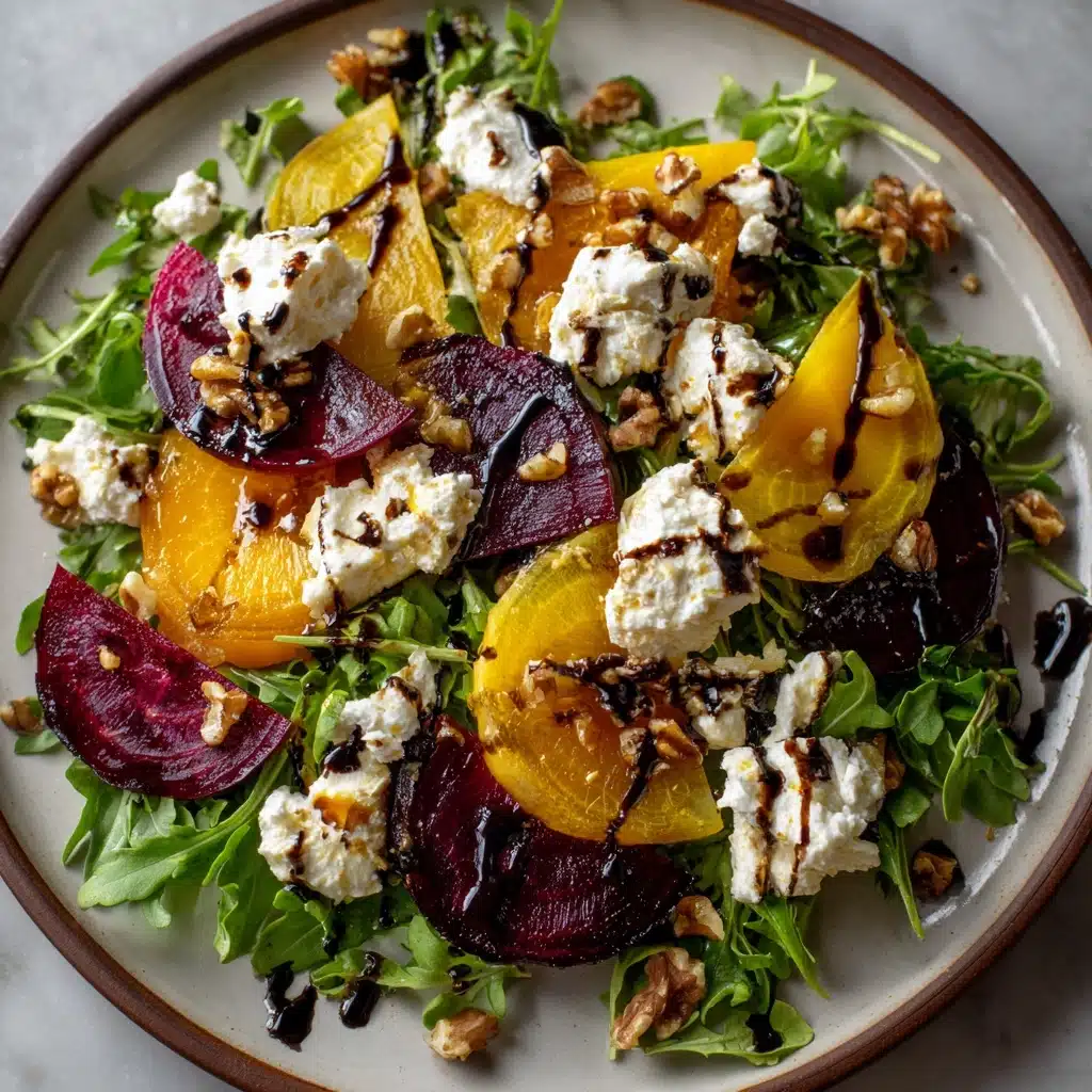 Beet Salad with Goat Cheese and Balsamic Recipe - Recipe Image
