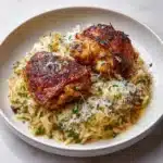 Tender Chicken Orzo with Parmesan Finish for Quick Weeknight Meals Recipe